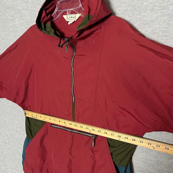 LL Bean 80s Anorak Rain Jacket ASO John Mayer Aztec Windbreaker Womens M Unisex - Picture 8 of 12